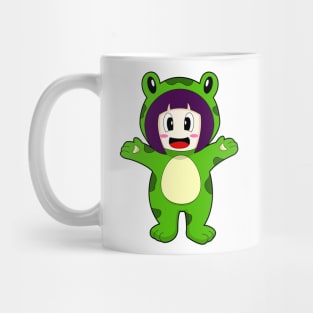 Frog Girl Costume Mug